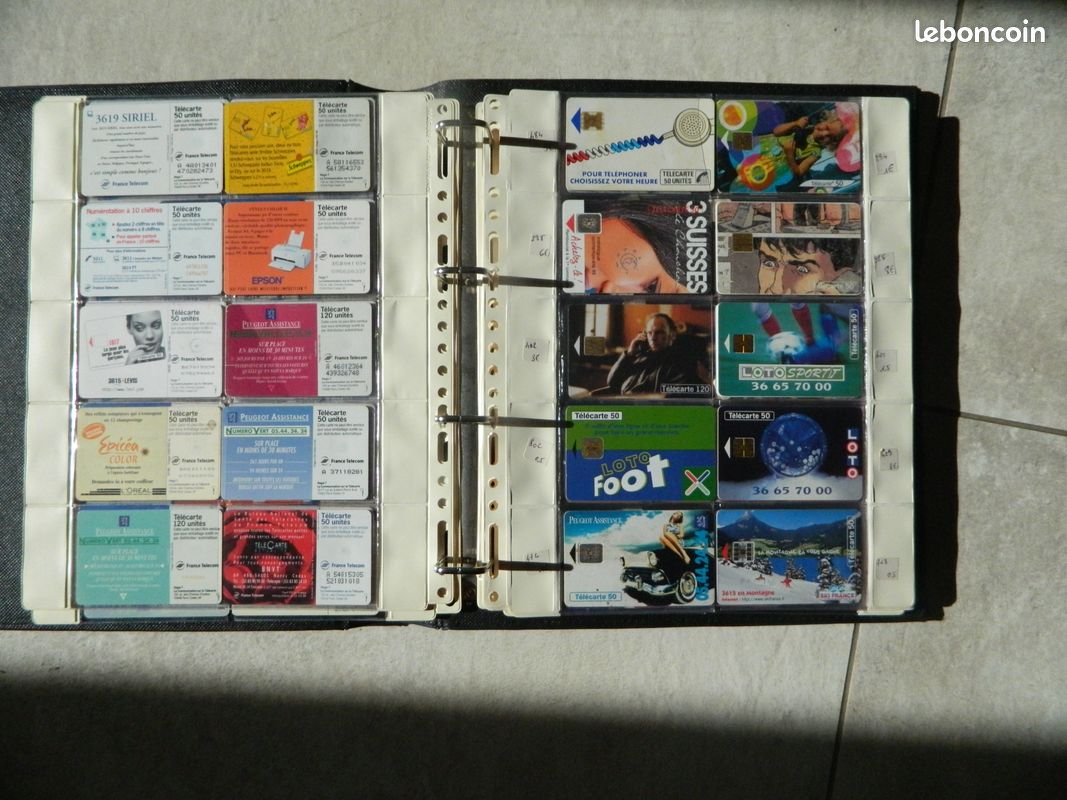 Lot de 120 cartes téléphoniques anciennes (image 4)