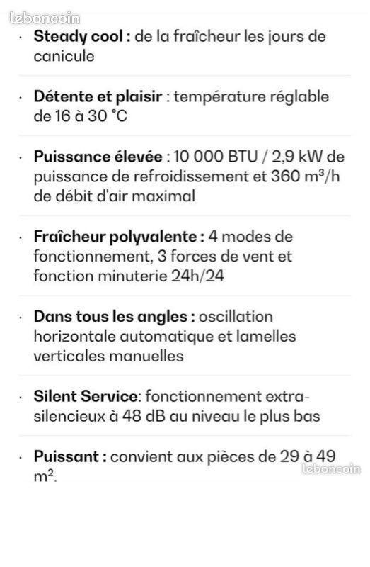 Climatiseur mobile Karstein (image 5)