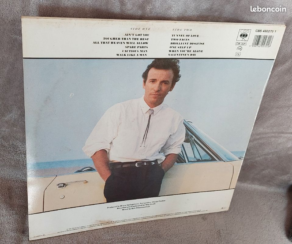 33T vinyle, Bruce Springsteen "Tunnel of love" (image 2)