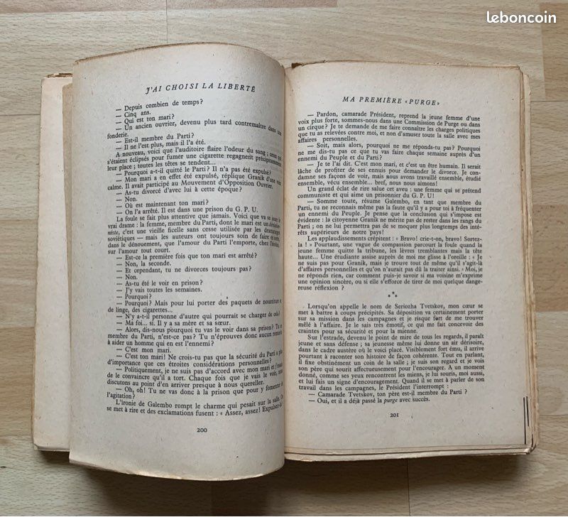 J’ai choisi la liberté – V.-A. Kravchenko (Éditions Self, 1947) (image 6)