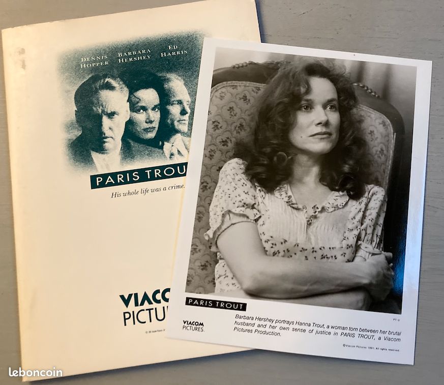 Denis Hopper : Dossier De Presse : Paris Trout, de Stephen Gyllenhaal avec D.H. (avec 3 photos N&B, 25x20 cm, 15 feuillets, texte en anglais & 1 carton recto-verso, 21x28 cm) & Le Mag Libération d (image 3)