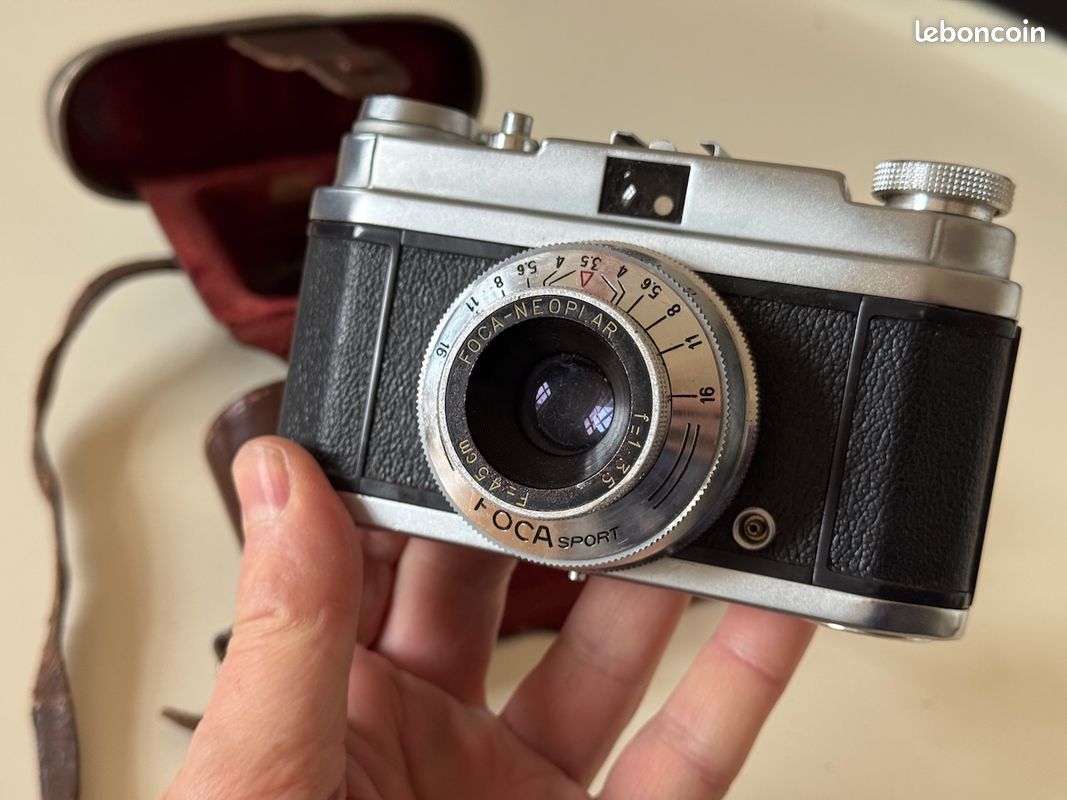 Appareil Photo Foca Sport Argentique - Objectif Neoplar 1:2.8 F=4.5 Avec Étui