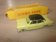Voiture Miniature Dinky Toys Originale - Simca Versailles 24C - Couleur Jaune/noir - Avec Boîte Abîmée (BE)
