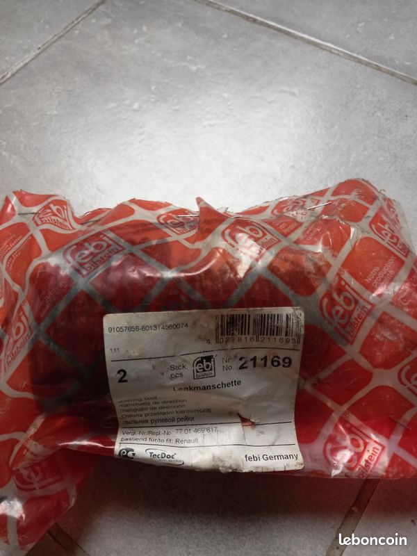 Soufflet de direction 77 01 469 617 renault (image 1)