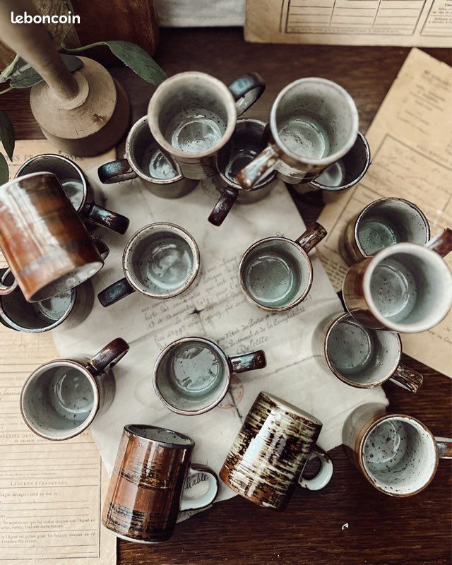 Service à café en grès du Japon (image 12)