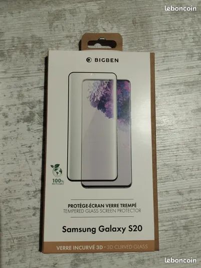 Protège écran Samsung S20 NEUF (image 1)