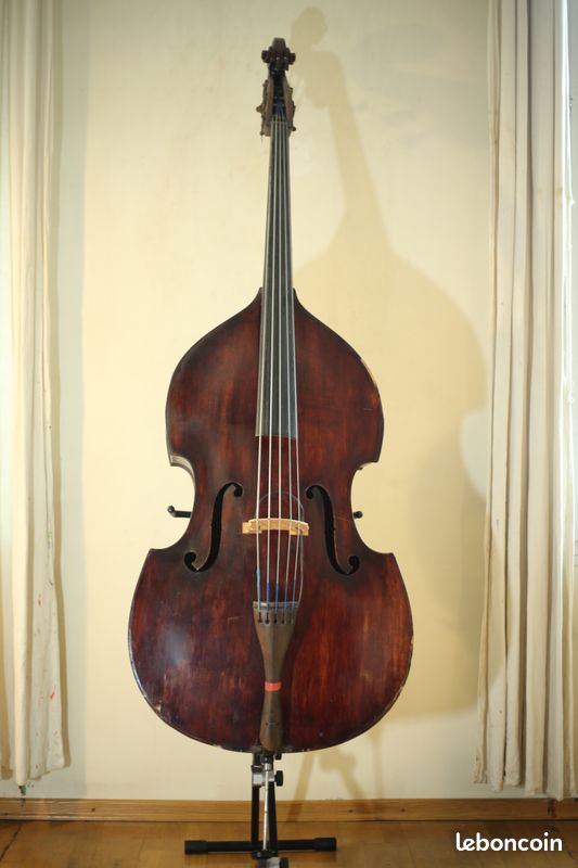 Contrebasse 3/4 Antique a Cinq Cordes - Instruments de musique