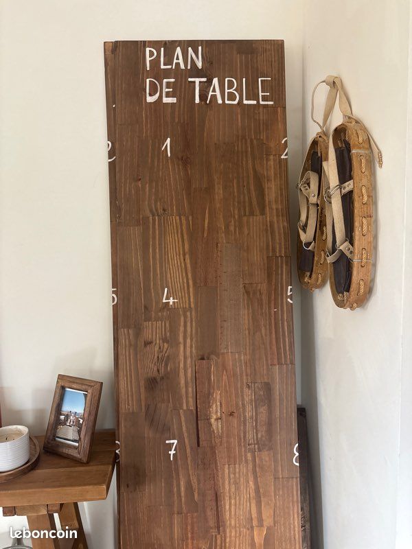 Plan de table mariage bois (image 2)