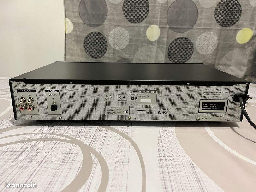 AnnonceTop 10 lecteur minidisc sony mds je480 - Les Top Produits De L'année