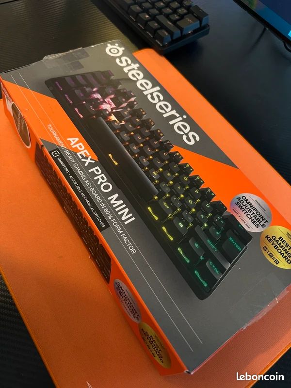 Clavier Gamer Steelseries APEX PRO MINI AZERTY Noir