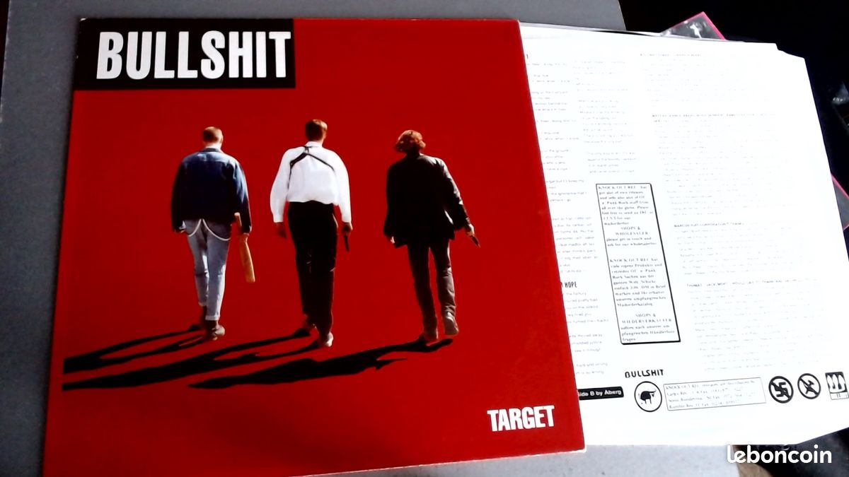 BULLSHIT Oi Punk Vinyle LP original (image 1)