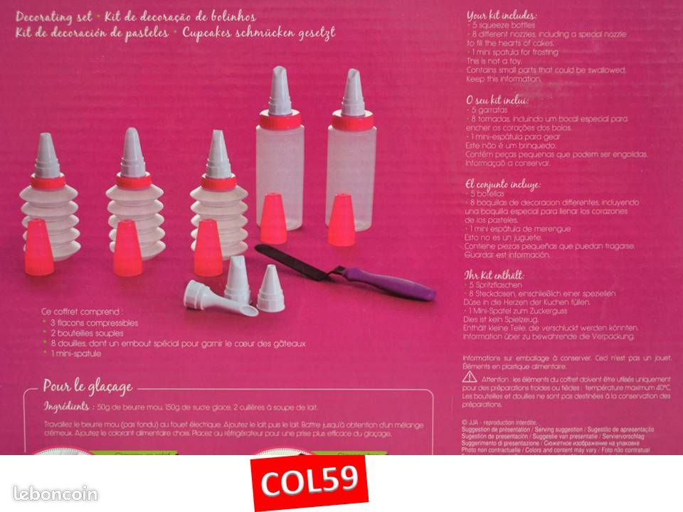 Coffret neuf DECORATION pour GATEAUX & CUPCAKES (image 3)