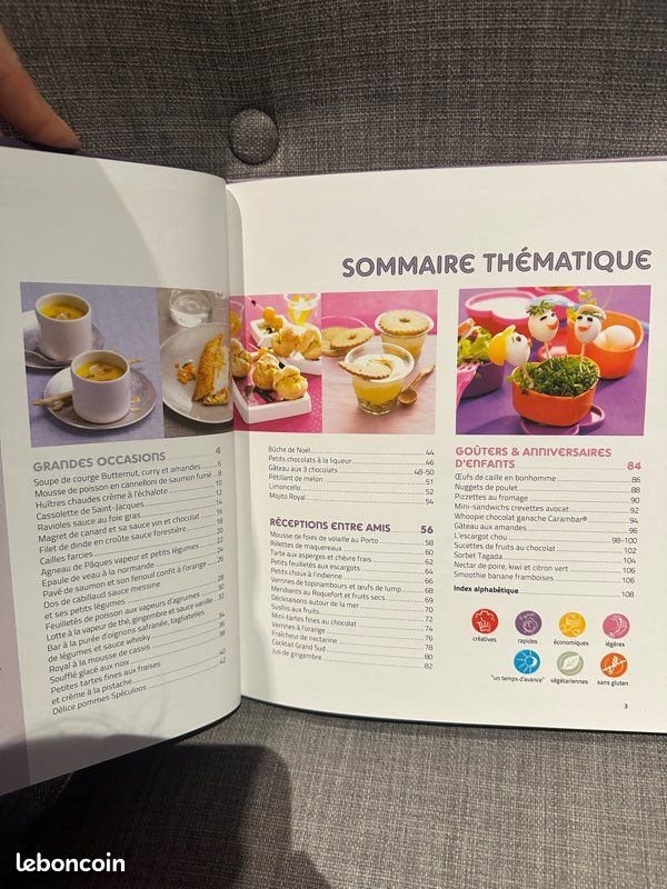 Livre thermomix « Jours de fêtes » (image 2)