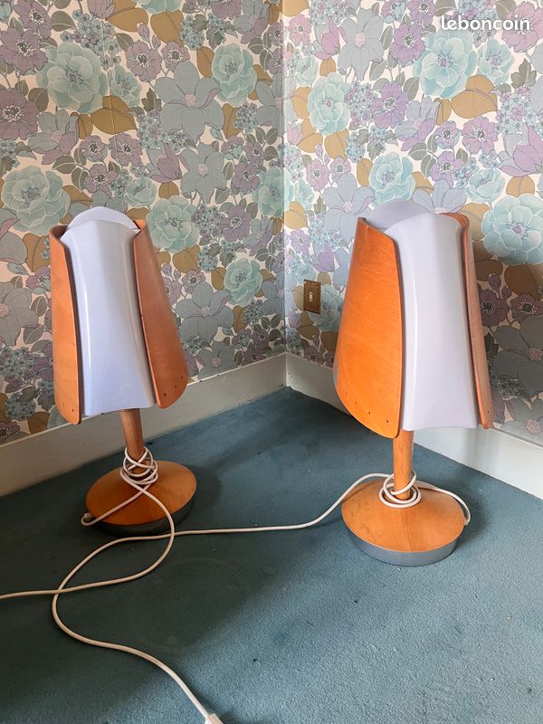 Vends 2 belles lampes vintage (image 2)