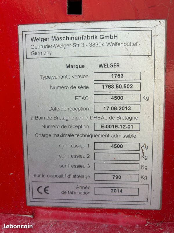 Welger Rp545 17 COUTEAUX (image 20)