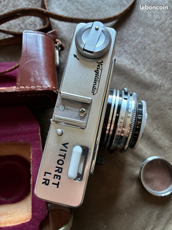 Appareil Photo Argentique Voigtländer VITO 35mm Vintage - Avec étui Cuir Et Objectif - Occasion