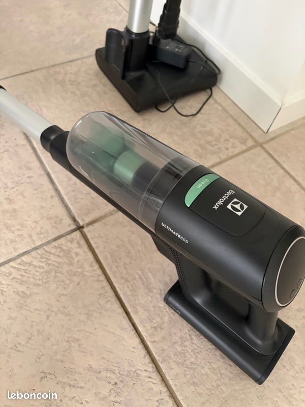 Aspirateur balai sans fil Electrolux Well Q8-P WQ81-PALRG Blanc et Noir