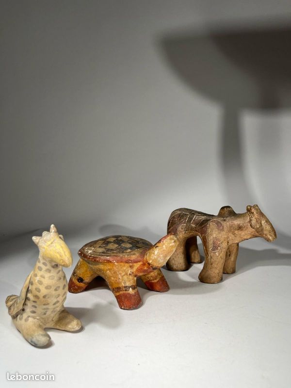 Sculptures animaux indiens Amazonie Carajá (image 3)