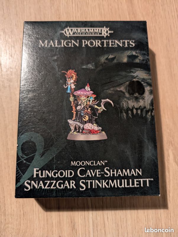 Games Workshop Fungoid Cave-Shaman Snazzgar Stinkmullett – Gloomspite Gitz, Age Of Sigmar, NIB