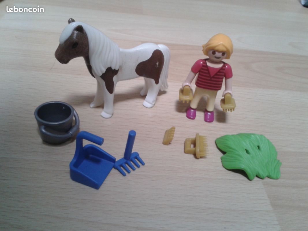 Playmobil fillette avec poney (image 2)