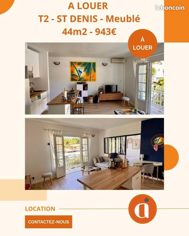 Appartement 2 pièces 37 m² · à Saint-Denis · 37 m² · 913 €