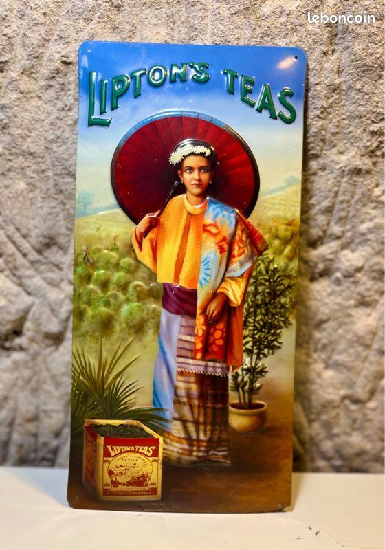 Plaque émaillée Lipton’s Teas (image 1)