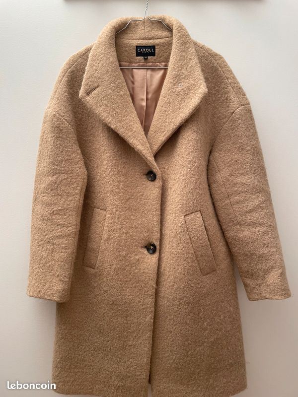 Privées Manteau Caroll Soldes Privees Manteau En Laine