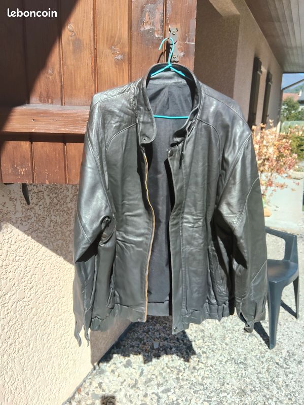 Veste en cuir homme (image 1)