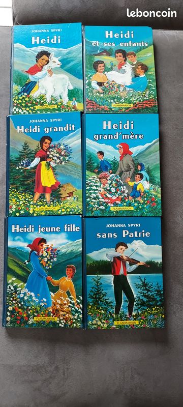 Lot 6 livres Heidi Flammarion (image 1)