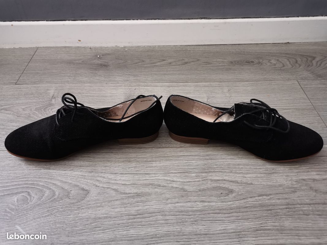Derbies noir femme (image 3)