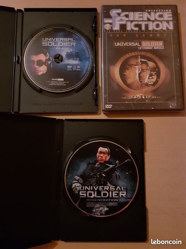 Lot 3 dvd van damme - universal soldier , le combat absolu neuf , regeneration ( saga jcvd ) (image 7)