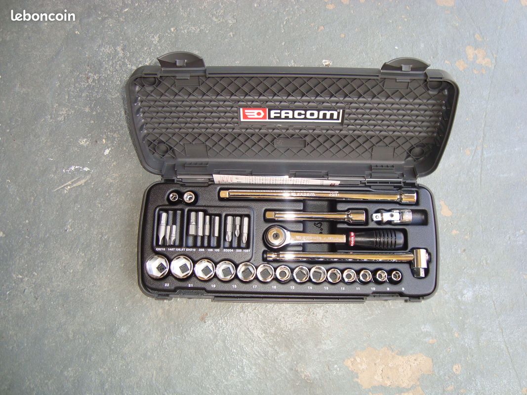 COFFRET FACOM ( PRO ) 6 pans et cliquet - Bricolage