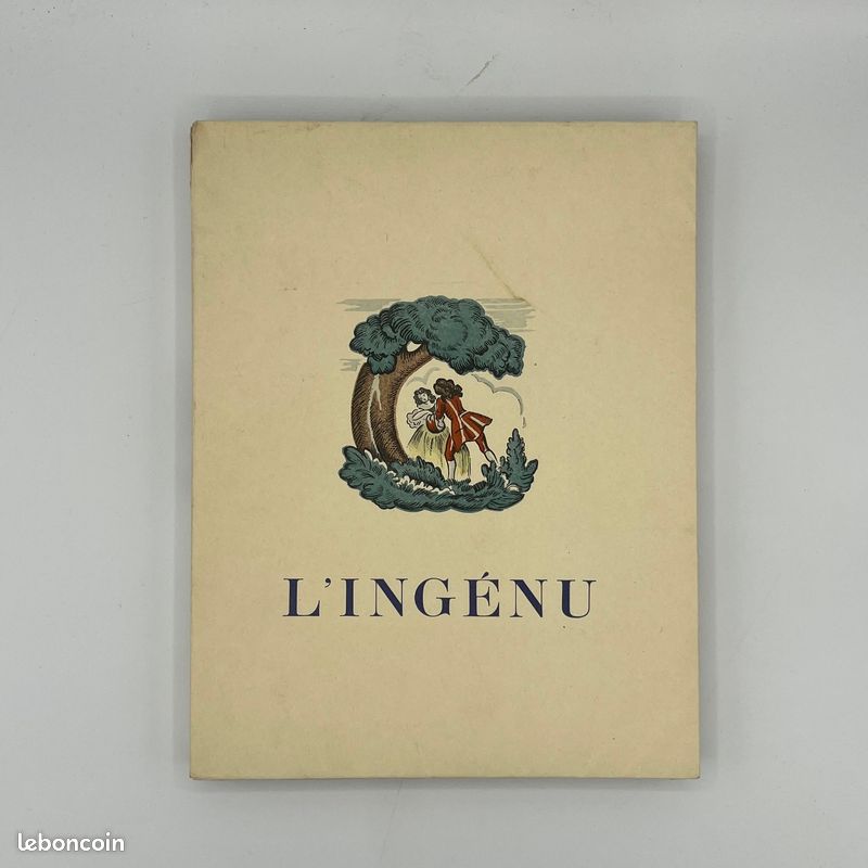 VOLTAIRE – L’ingénu, rare exemplaire original, ex num. 2223/2500, 1934, broché, souple et non coupé (image 2)