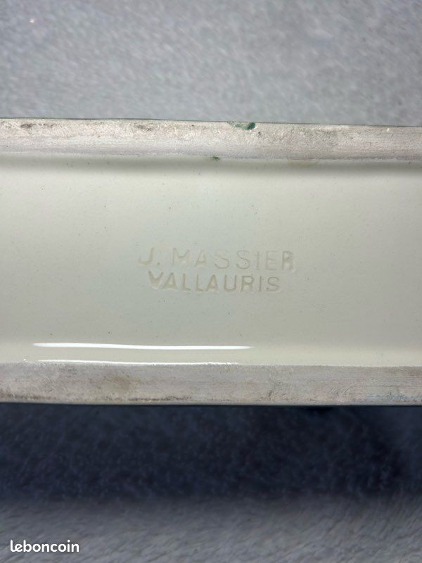 Porte-couteau vintage oiseaux J. MASSIER Vallauris - Céramique ancienne (image 3)