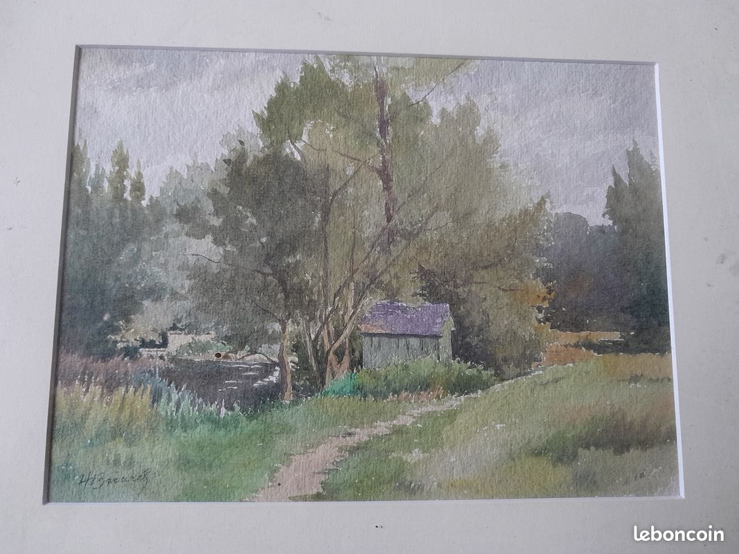 Aquarelle Henri Georges BREARD (image 2)