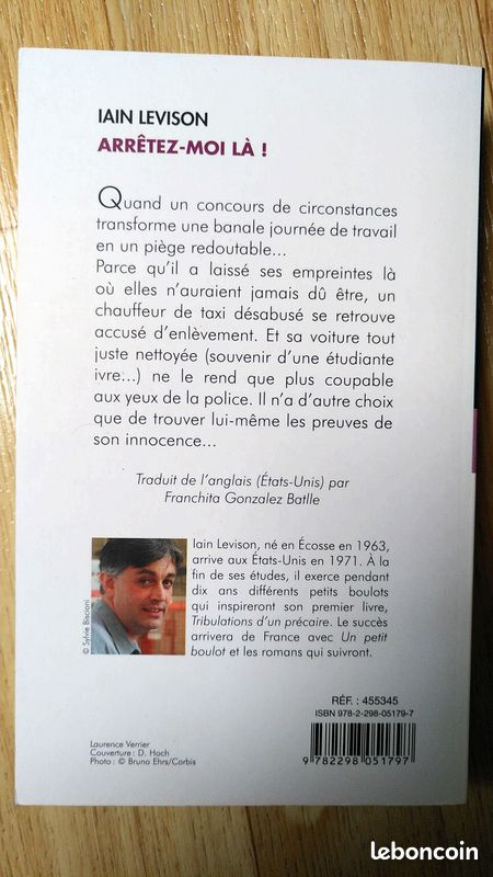 Roman policier / enquête : Iain Levison, Arrêtez-moi là (image 2)
