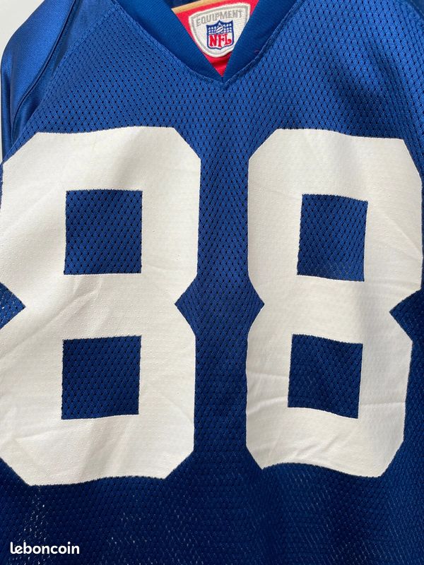 Reebok Maillot NFL Blue New York Giants #88 Jersey Mens 2XL (image 2)