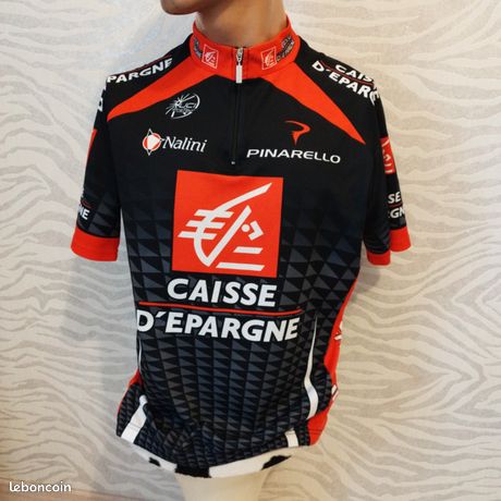 Maillot Cycliste Nalini Caisse D'Epargne 2008 - Homme Taille M - Manches Courtes