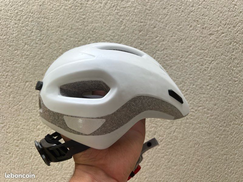 Casque vélo ville 500 blanc Décathlon – Excellent état