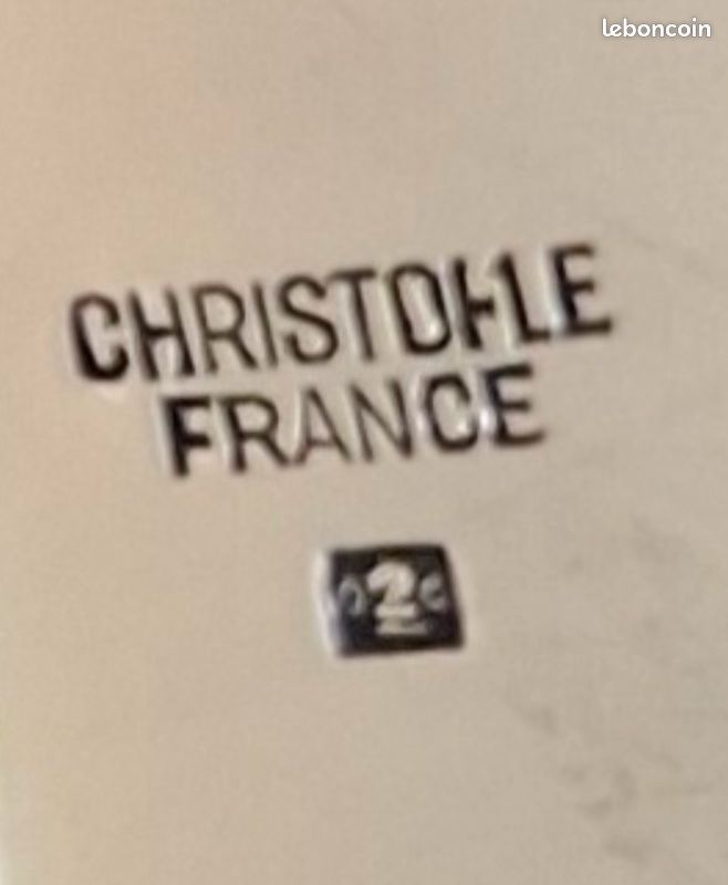 Service à thé/café, sucrier, pot à lait et plateau en argent Cristofle de haute qualité (image 12)
