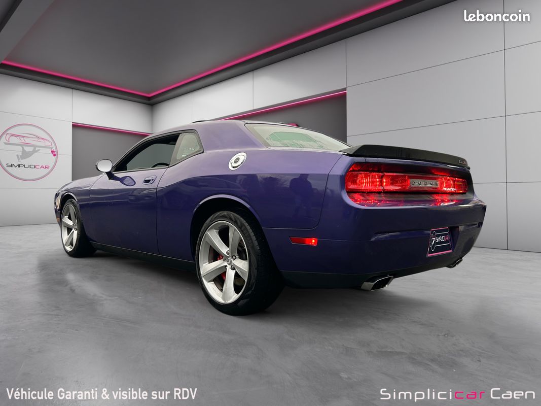 DODGE CHALLENGER 6.1 V8 431 SRT8 BVM - Caméra de recul - Garantie 12 mois (image 3)