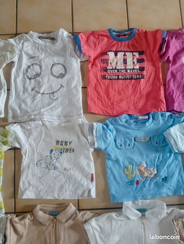 Lot tee shirt été 12 mois garçon (image 3)