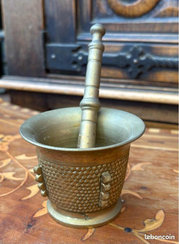 Petit Mortier + pilon bronze (image 1)