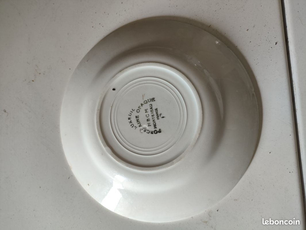 Assiette faience de Montereau (image 2)