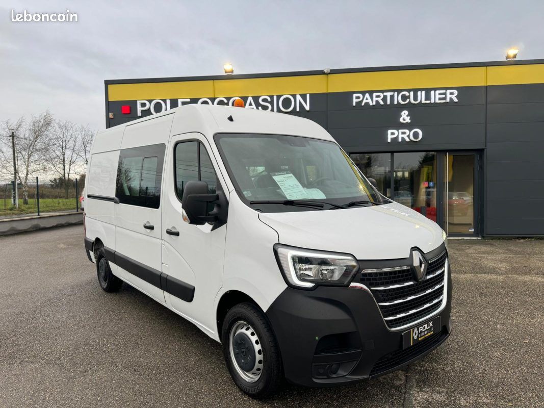 Renault master l2h2 dci 135 cabine approfondie 7 places / tva / prix ht 2020 (image 1)