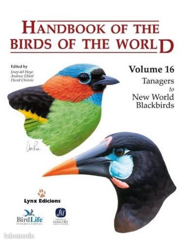 “Handbook of the Birds of the World” HBW- 16 Volumes (image 2)