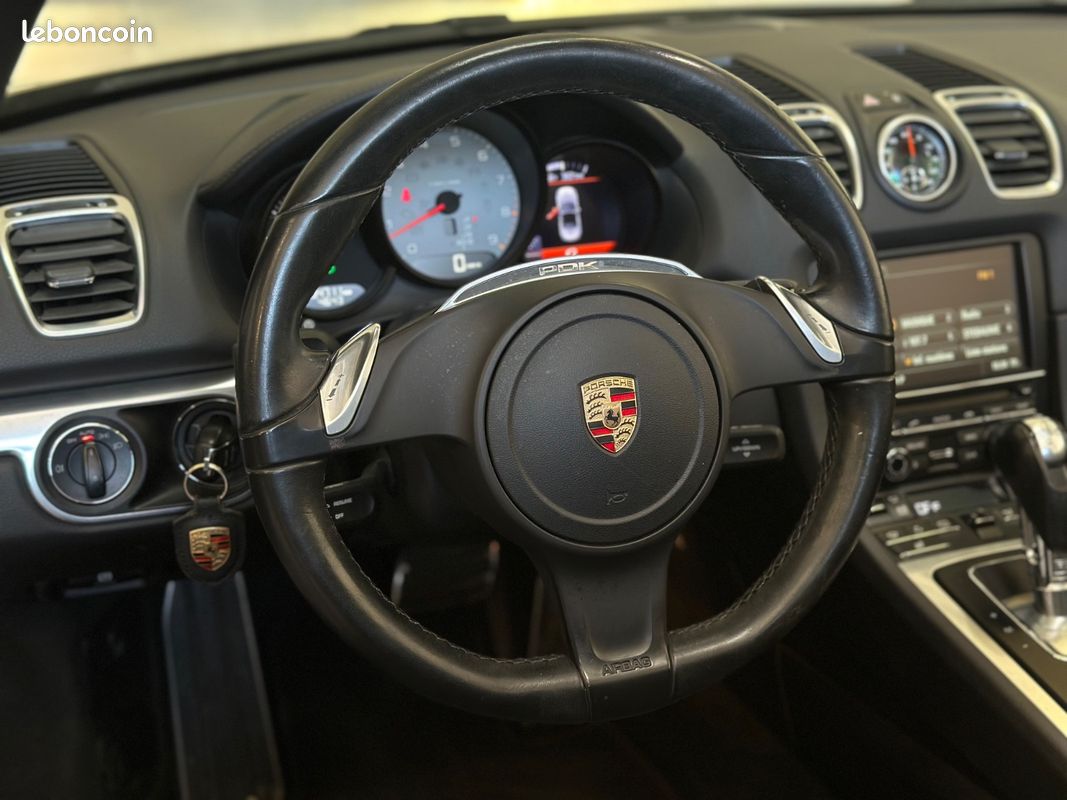 Porsche Boxster S 981 3.4 315 PDK - PACK CHRONO - SPORT PLUS - SIÈGES CHAUFFANTS - GARANTIE 12 MOIS (image 9)