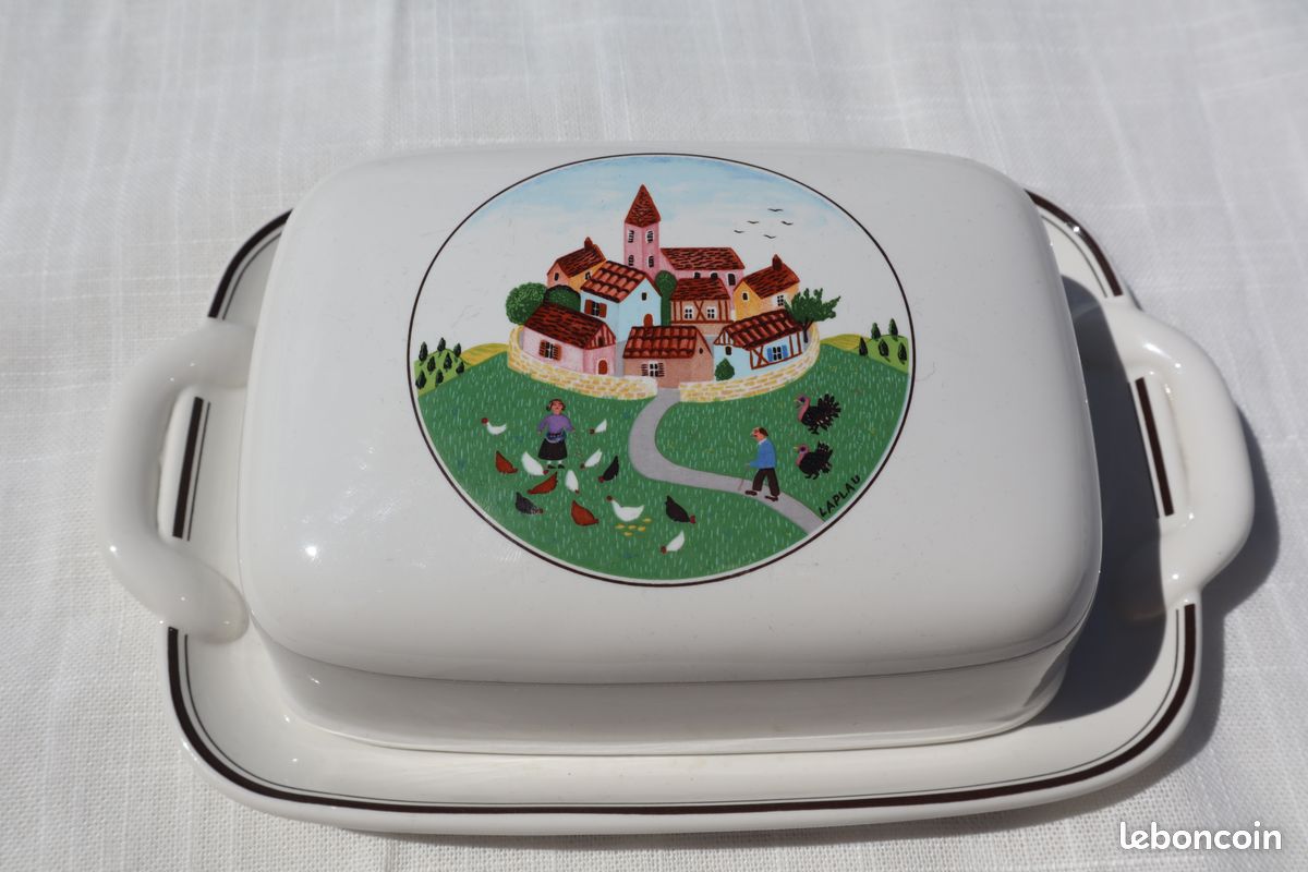 Beurrier Villeroy et Boch naïf dessin LAPLAU (image 2)