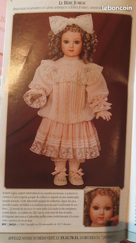 Poupée Franklin Bébé Jumeau collaboration Robert Capia Jeux