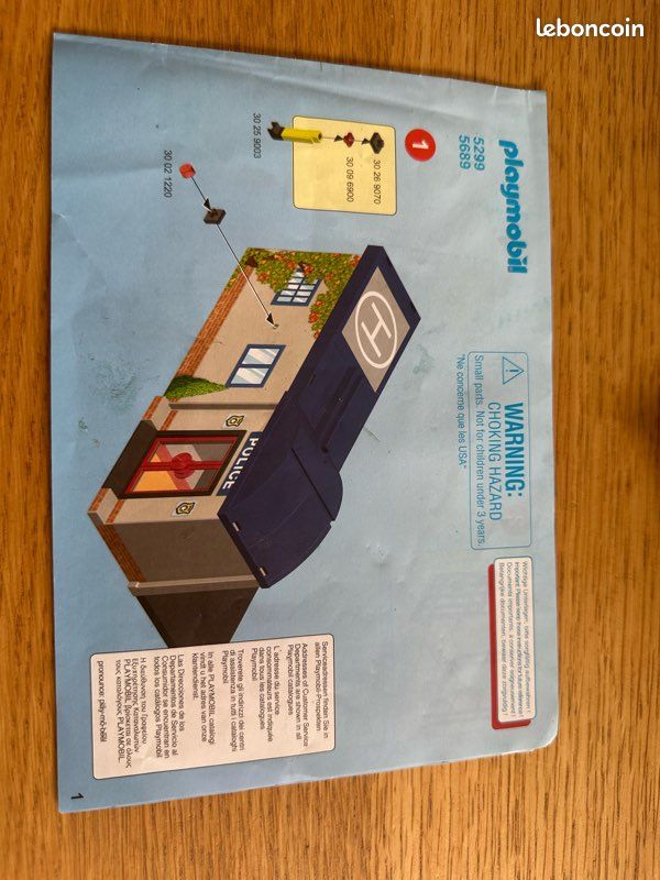 Caserne de police play mobile city (image 3)